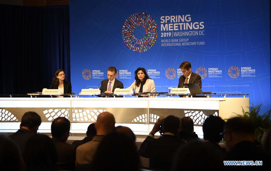 Xinhua Headlines: World Bank, IMF call for multilateralism at "delicate moment"
