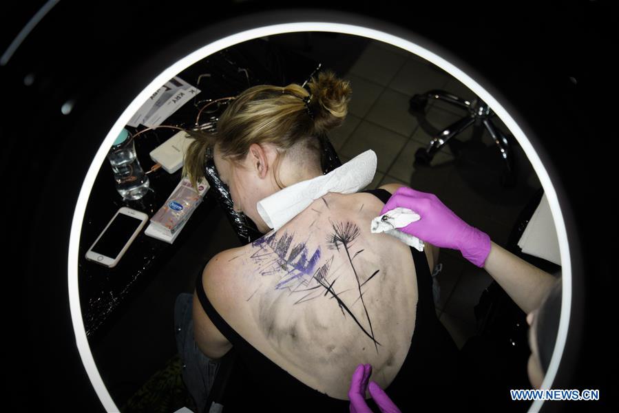 POLAND-WARSAW-TATTOO