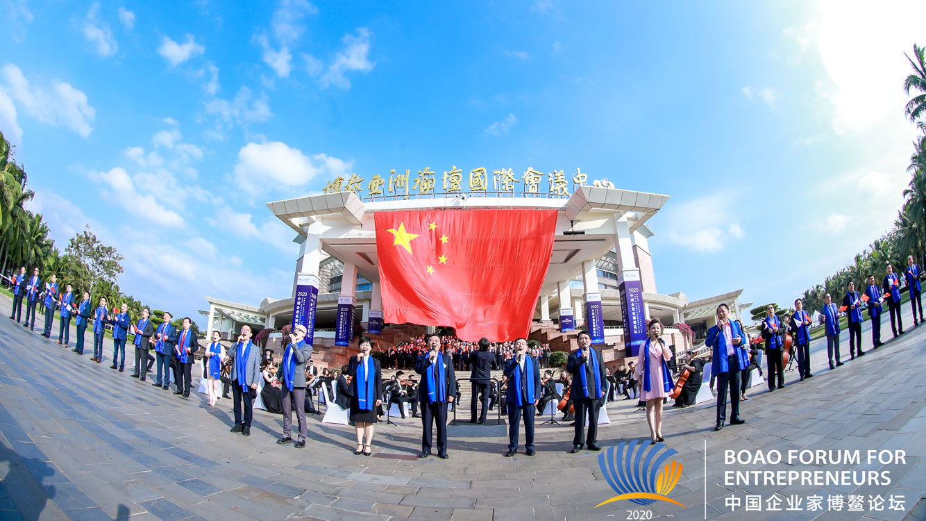 “2020中國(guó)企業(yè)家博鰲論壇”音樂紀(jì)錄片拍攝現(xiàn)場(chǎng)