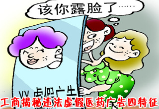 工商揭秘違法虛假醫藥廣告四特征