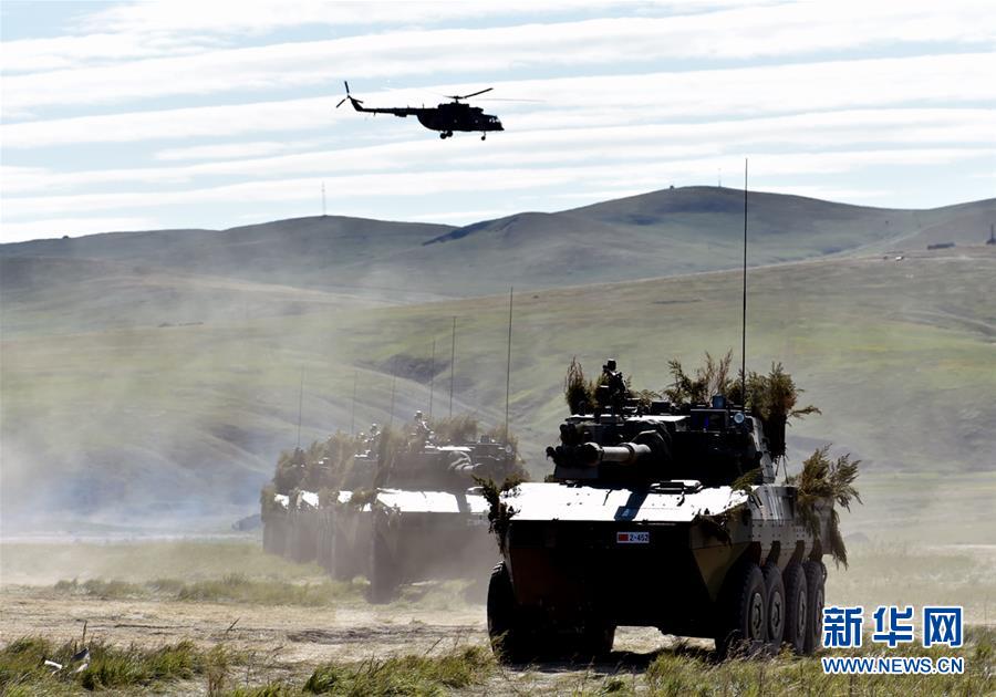 (國際·圖文互動)(5)“東方-2018”戰略演習中俄聯合戰役演練正式開始