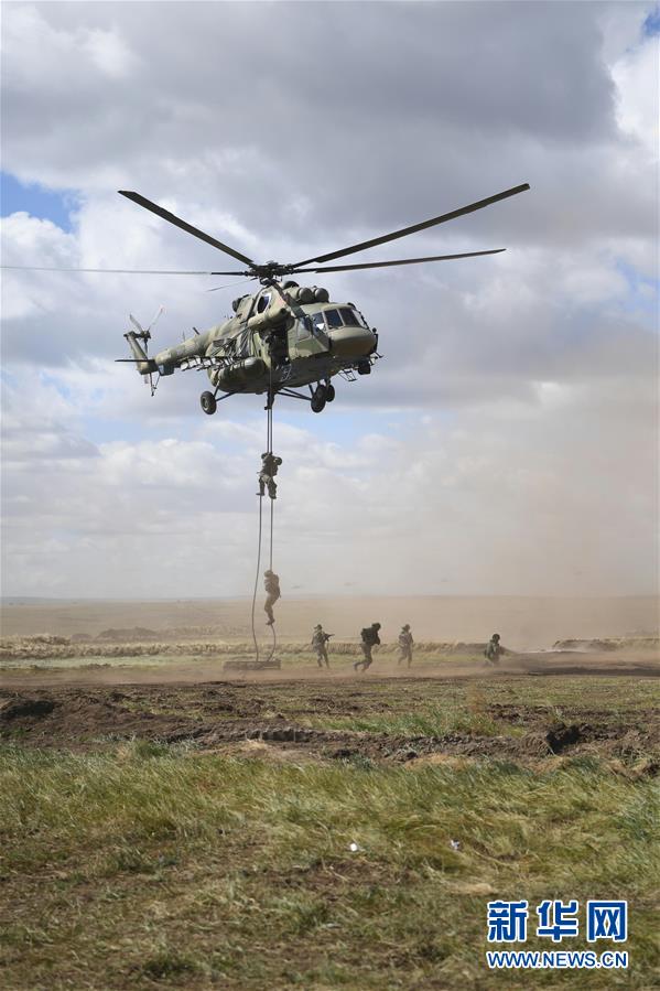 (國際·圖文互動)(3)“東方-2018”戰略演習中俄聯合戰役演練正式開始