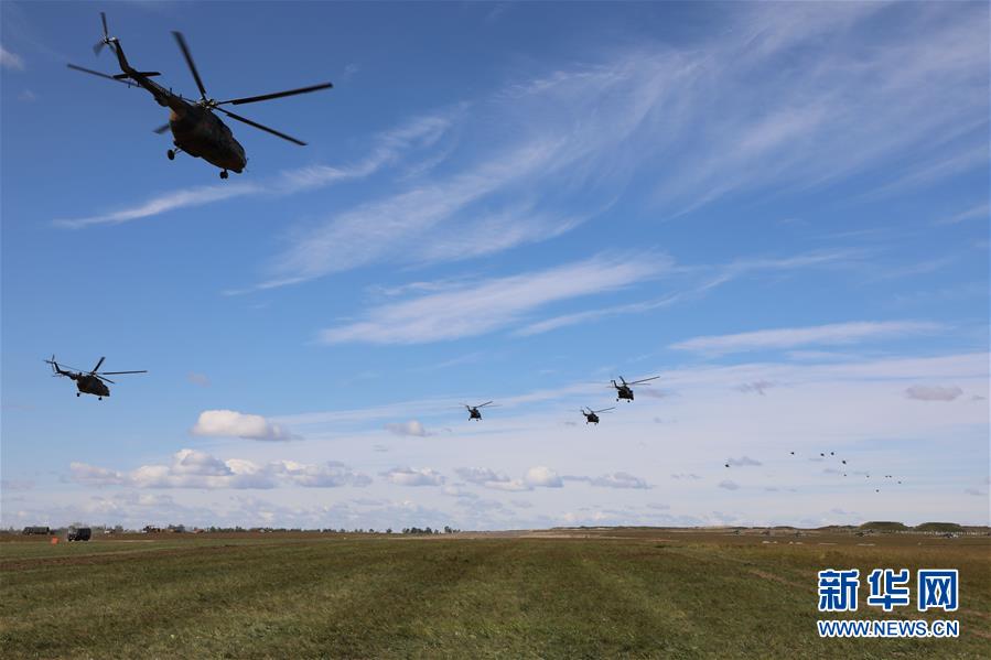 (國際·圖文互動)(6)“東方-2018”戰略演習中俄聯合戰役演練正式開始