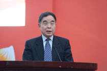 全國人大教科文衛委員會主任委員、清華大學新聞出版學院院長柳斌杰致辭