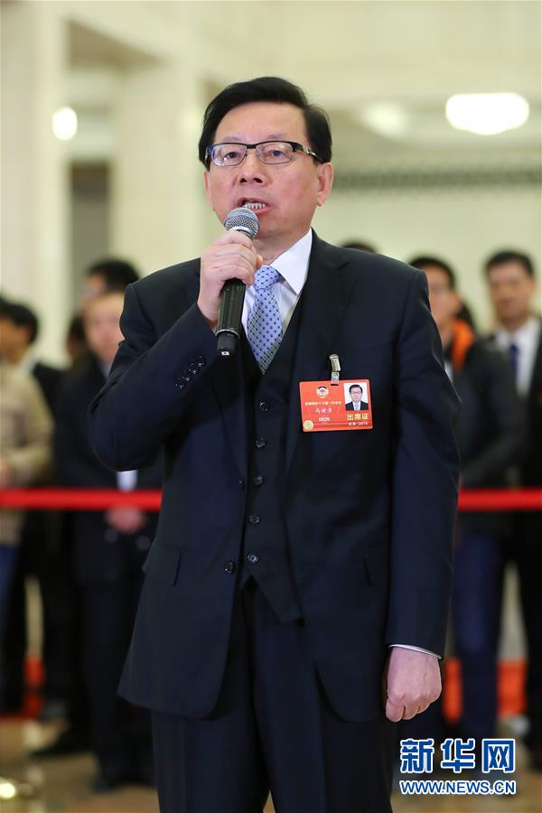 （兩會·XHDW）（12）全國政協委員接受采訪