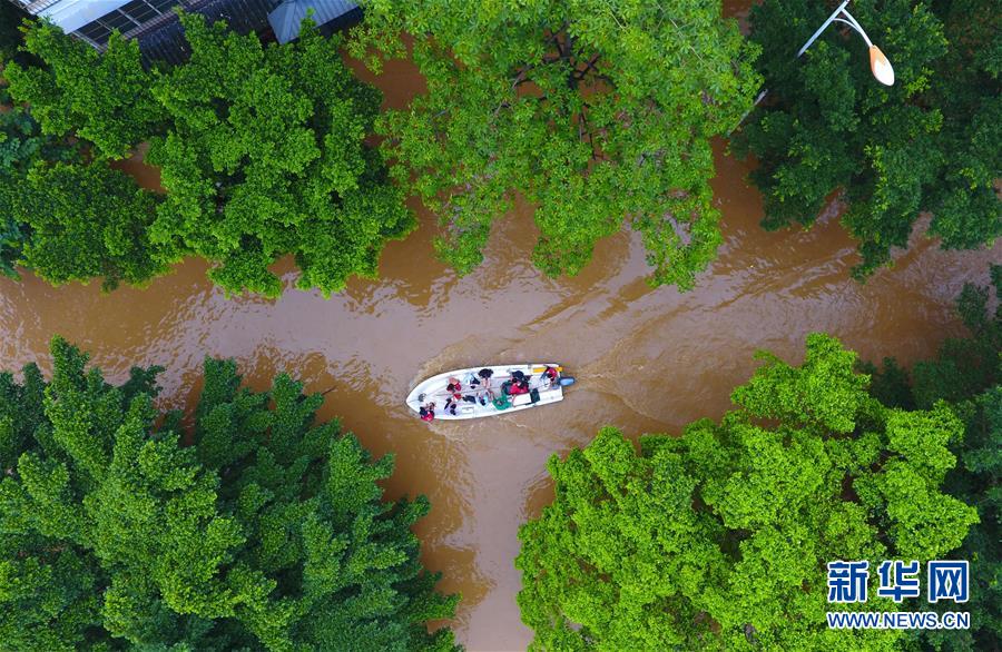 (社會)(5)廣西柳州柳江出現(xiàn)超警戒水位