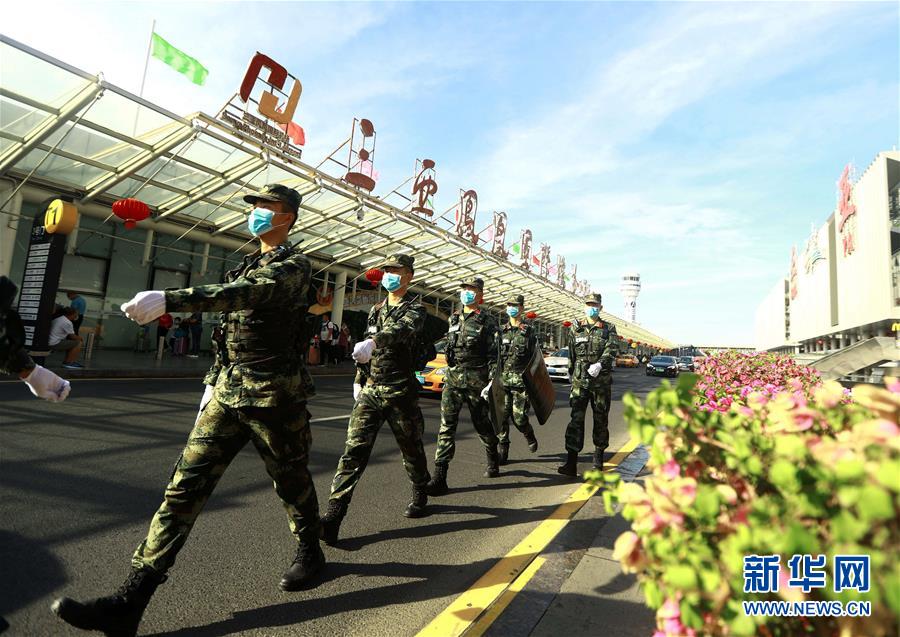 (聚焦疫情防控·圖文互動)(1)武警官兵全力奮戰疫情防控一線