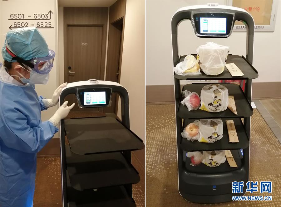 (聚焦疫情防控·圖文互動)(2)空中“飛來”二維碼——“科技+”助力深圳疫情防控