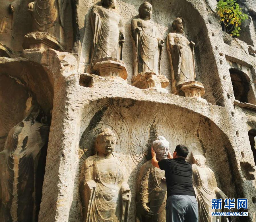 (圖文互動)(4)合體了,龍門石窟流散佛首首次實(shí)現(xiàn)“數(shù)字復(fù)位”