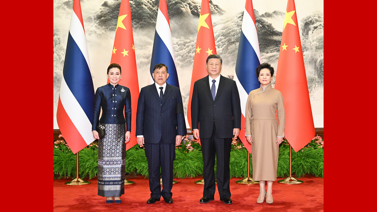 習(xí)近平會(huì)見泰國(guó)國(guó)王哇集拉隆功