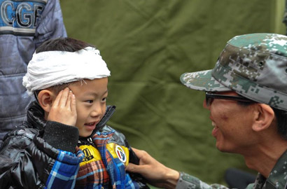 災難中，那些動人瞬間