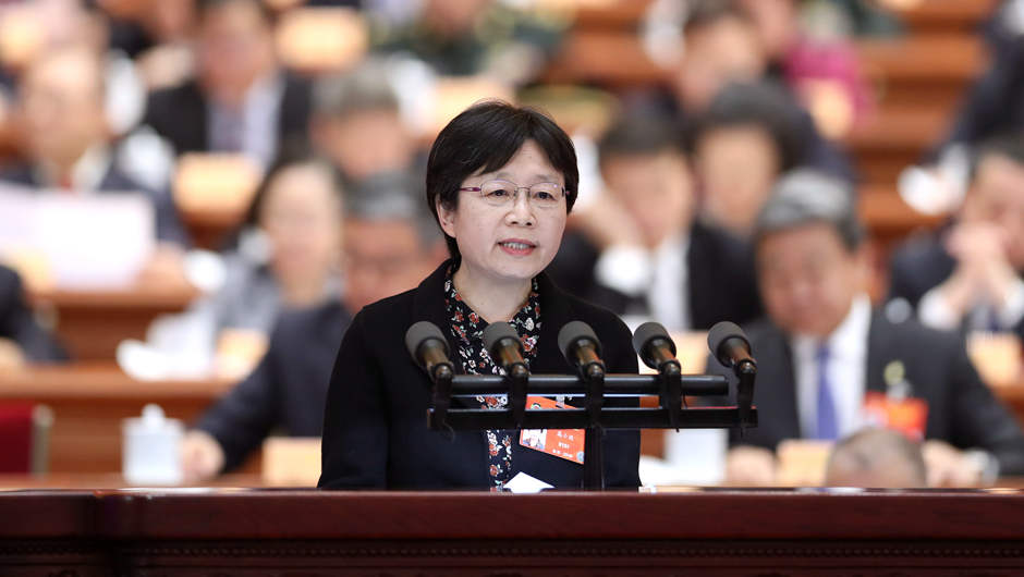 民革中央副主席、上海市委會主委，上海市人大常委會副主任 高小玫