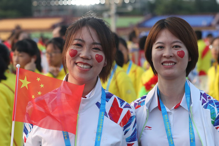 今晚，我們歡聚在天安門廣場