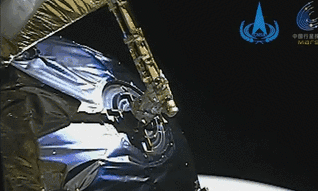 “天問一號”探測器火星捕獲過程影像來了！