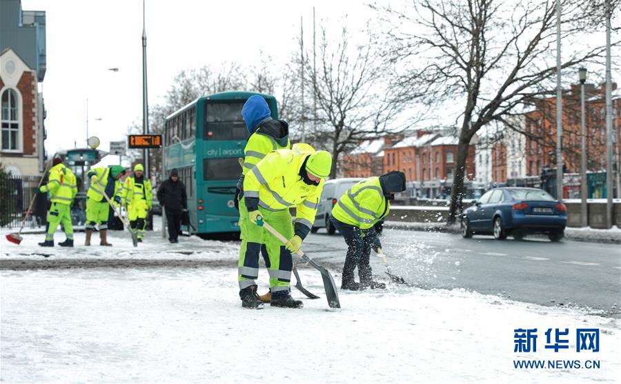 （國(guó)際）（3）愛爾蘭遭遇36年來(lái)最嚴(yán)重暴風(fēng)雪