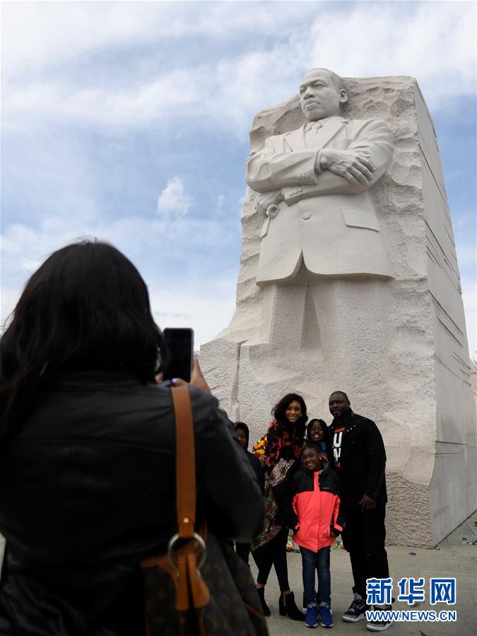 (國際)(1)美國紀念民權領袖馬丁·路德·金逝世50周年