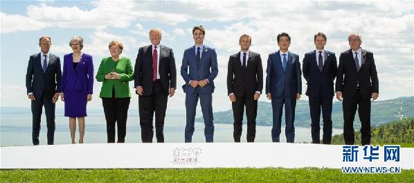 (國際)七國集團峰會在加拿大魁北克開幕