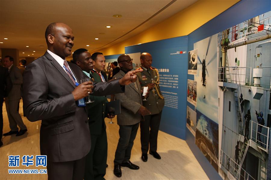 (國際·圖文互動)(1)“維護世界和平的中國軍隊”主題展覽在聯合國總部開幕