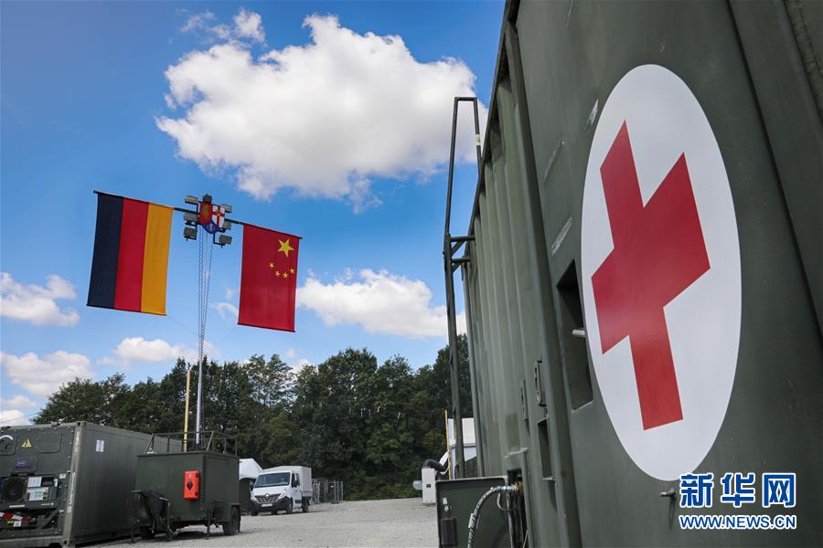 (國際·圖文互動)(2)“共同的理念,讓合作更深入更順暢”——走進中德“聯合救援-2019”衛(wèi)勤實兵聯合演習德方野戰(zhàn)二級醫(yī)院