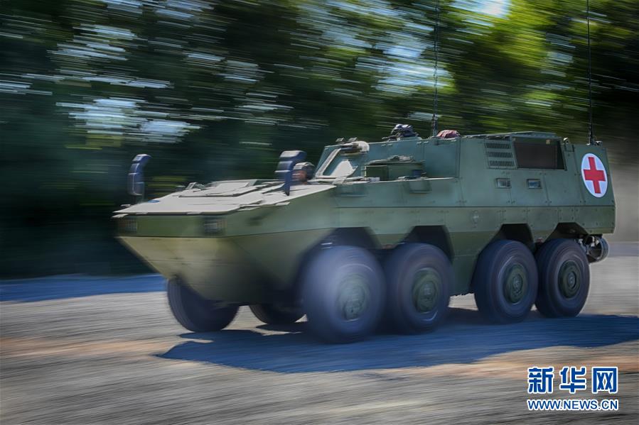 (國際·圖文互動)(3)“共同的理念,讓合作更深入更順暢”——走進中德“聯合救援-2019”衛(wèi)勤實兵聯合演習德方野戰(zhàn)二級醫(yī)院