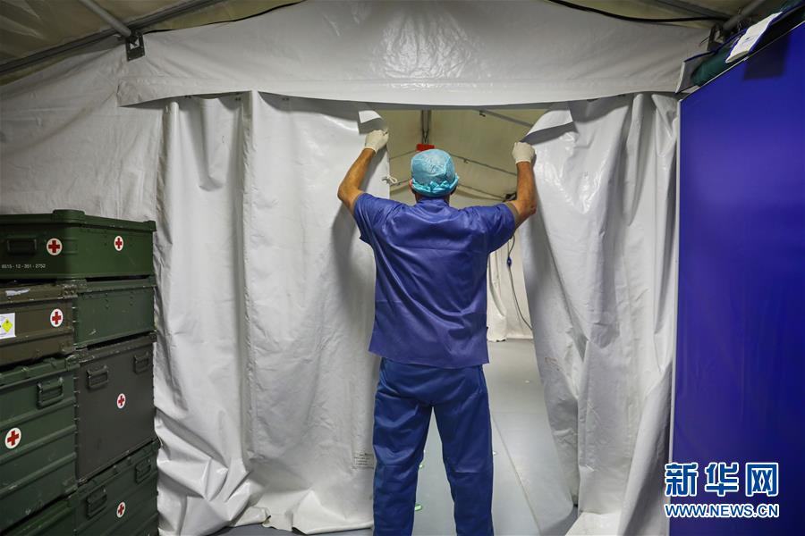 (國際·圖文互動)(4)“共同的理念,讓合作更深入更順暢”——走進中德“聯合救援-2019”衛(wèi)勤實兵聯合演習德方野戰(zhàn)二級醫(yī)院