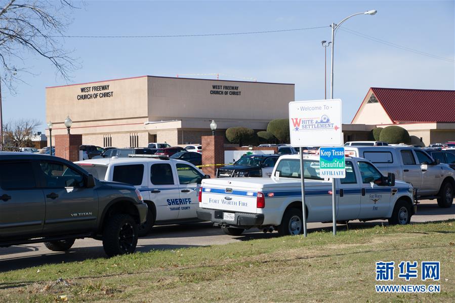 (國際)(1)美國得克薩斯州一教堂發(fā)生槍擊事件2人死亡