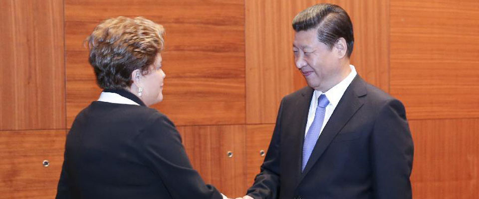 【資料】習近平會見巴西總統羅塞夫