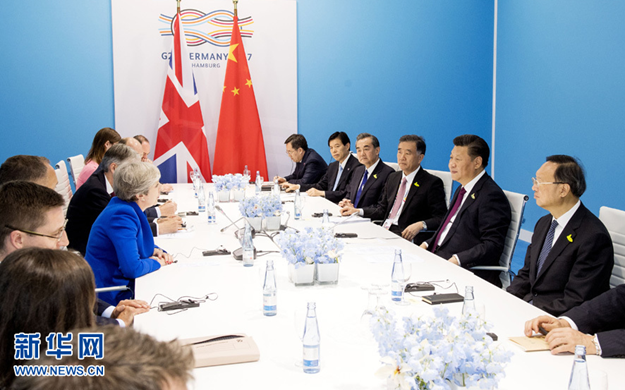 習近平會見英國首相特雷莎&middot;梅