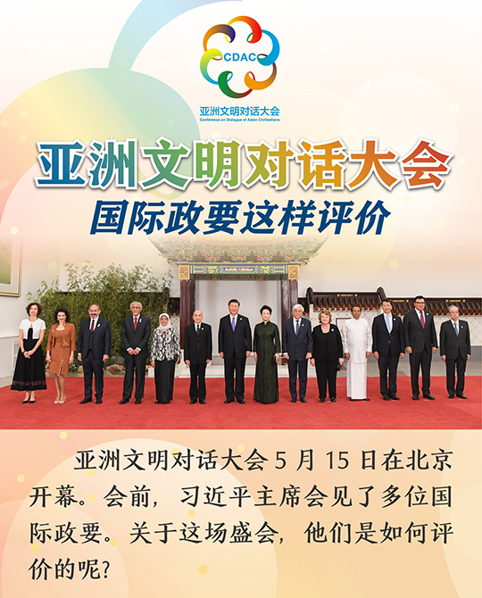亞洲文明對話大會，國際政要這樣評價